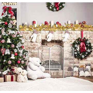 DearHouse 6FT Gold Berry Christmas Garland, Flexible Artificial Berry Garland for Indoor Outdoor Home Fireplace Decoration for Winter Christmas Holiday New Year Decor