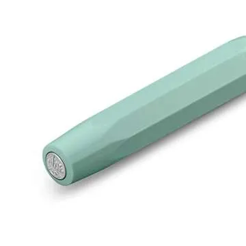 Kaweco COLLECTION Fountain Pen Smooth Sage I Premium Fountain Pen with Steel Nib for Ink Cartridges I Sport Fountain Pen 13 cm I Nib: F (Fine)
