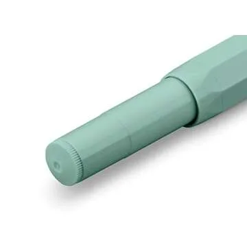 Kaweco COLLECTION Fountain Pen Smooth Sage I Premium Fountain Pen with Steel Nib for Ink Cartridges I Sport Fountain Pen 13 cm I Nib: F (Fine)