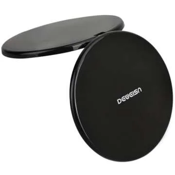 deweisn Magnifying Compact Cosmetic Mirror Elegant Pocket Handheld Makeup Mirror with Powerful 10x Magnification and 1x True View Mirror for Travel or Your Purse