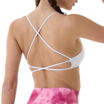 AUROLA Venus Sports Bra Backless Strappy Workout Bra