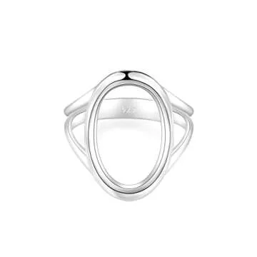MINDDHA Sterling Silver Circle Ring - Handmade Infinity Band from Israel - Dainty Karma Ring for Women - Ideal Gifts for Anniversary, Birthday, Special Occasions - Stylish Ring, 3.8mm Width, Size 6