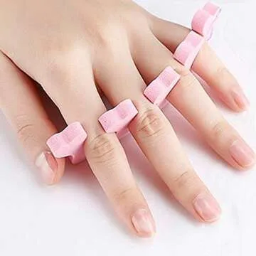 20pcs Soft Foam Sponge Toe Separators for Effortless Manicures
