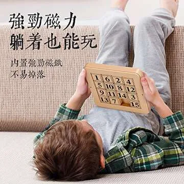 Cuberspeed 15 Magnetized Klotski Puzzle for All Ages