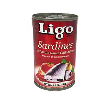 Sardines in Tomato Sauce with Chili Added (Spicy) - 5.5oz [Pack of 6]