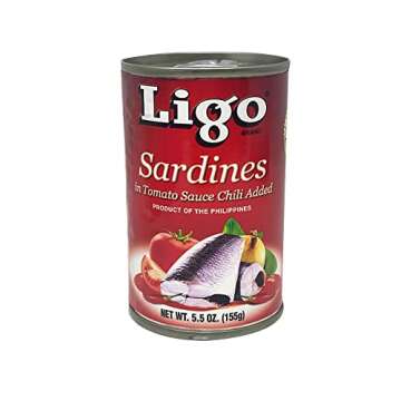 Sardines in Tomato Sauce with Chili Added (Spicy) - 5.5oz [Pack of 6]