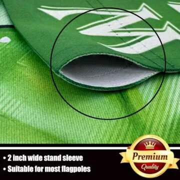 St Patricks Day Garden Flag 12x18 inch Outdoor-Double Sided St Patricks Day Shamrock Flag Vivid Color Polyester Yard Flags