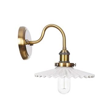 Nordic Sconce Lighting with On/Off Switch and Ceramic Shade