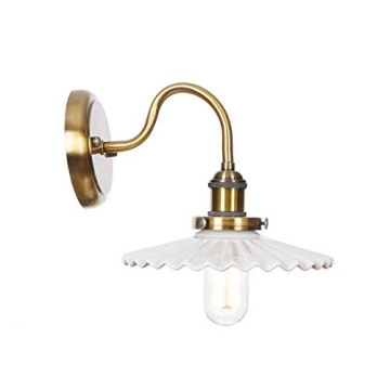 Nordic Sconce Lighting with On/Off Switch and Ceramic Shade