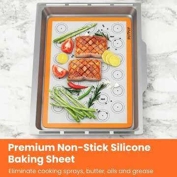 Silicone Macaron Baking Mats - Set of 4 Non Stick