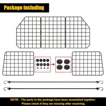 Gtongoko Heavy-Duty Dog Car Barriers for SUVs and Cars