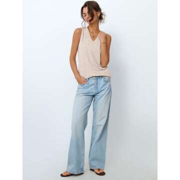 AUTOMET Womens Sleeveless Tank Tops for Summer Fashion