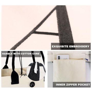 BeeGreen Personalized Canvas Tote Bag for Women