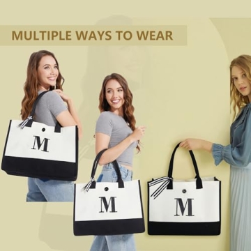 BeeGreen Personalized Canvas Tote Bag for Women