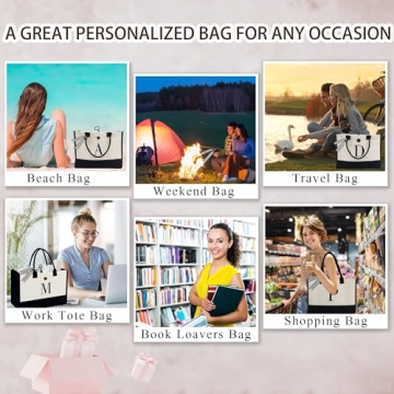 BeeGreen Personalized Canvas Tote Bag for Women