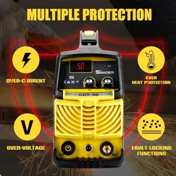 Top SSIMDER 50Amp Plasma Cutter with Dual Voltage
