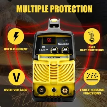 Top SSIMDER 50Amp Plasma Cutter with Dual Voltage