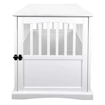 Stylish Casual Home Wooden Large Pet Crate & End Table
