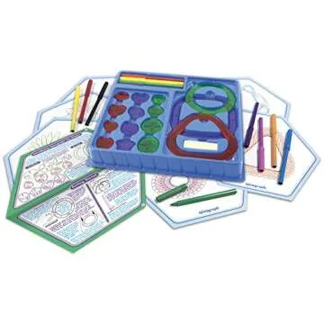 Spirograph — Fun Shapes Drawing Art Set — Classic Spirograph Gear Play With New Shapes — For A...