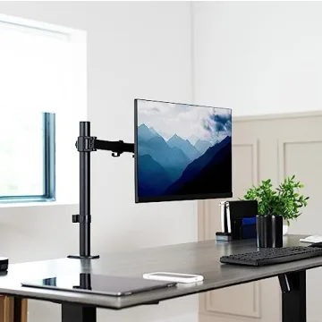 VIVO Single Monitor Arm Desk Mount for 32 inch Screens