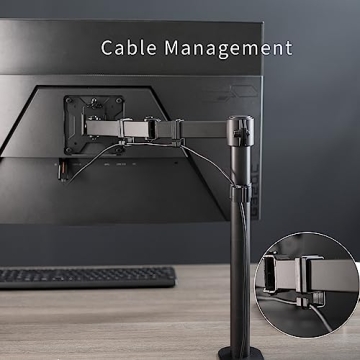 VIVO Single Monitor Arm Desk Mount for 32 inch Screens