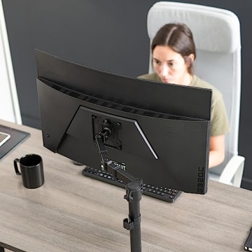 VIVO Single Monitor Arm Desk Mount for 32 inch Screens