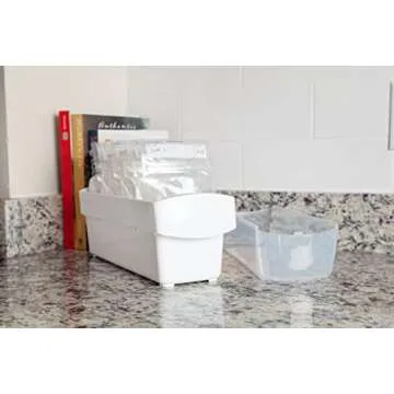 The First Years Breastflow Breast Milk Freezer Storage Organizer — Freezer and Refrigerator Shelf Organizer for Breast Milk Storage Bags — Holds 10 Breast Milk Bags — Breastfeeding Essentials