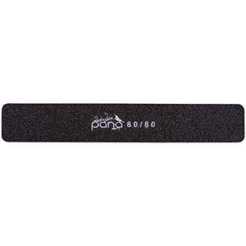 PANA Jumbo Double-Sided Emery Nail File 50pcs - Black