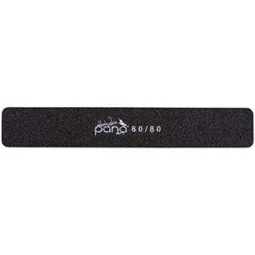 PANA Jumbo Double-Sided Emery Nail File 50pcs - Black