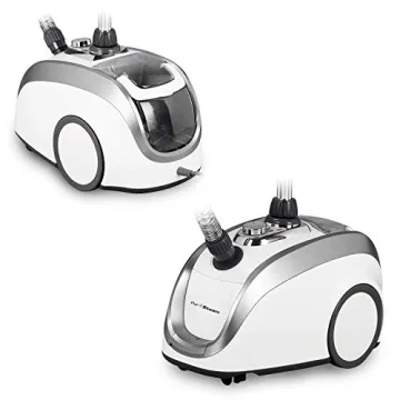 PurSteam Standing High-Pressure Garment Steamer for Clothes with Wheels, 4 Steam Levels