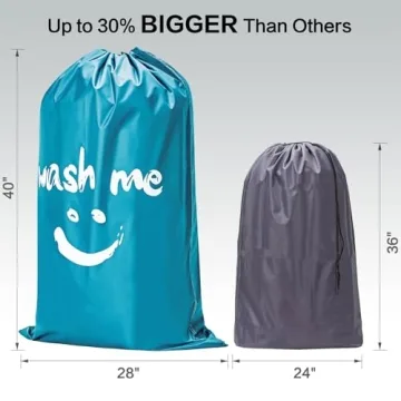 HOMEST XL Wash Me Travel Laundry Bag - Durable & Spacious