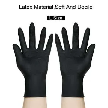 20 Pieces Hair Dye Coloring Kit, Hair Tinting Bowl, Dye Brush, Ear Cover, Gloves for DIY Salon Hair Coloring Bleaching Hair Dryers Hair Dye Tools (14.8 x 4.8 cm, Small Black Bowl Style)