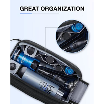 BAGSMART Travel Toiletry Bag - Stylish & Functional Makeup Organizer