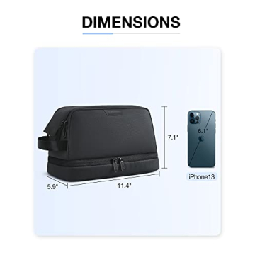 BAGSMART Travel Toiletry Bag - Stylish & Functional Makeup Organizer