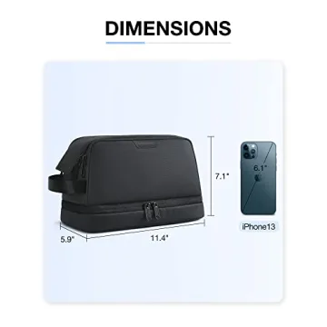 BAGSMART Travel Toiletry Bag - Stylish & Functional Makeup Organizer