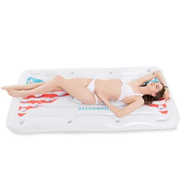 Jasonwell Beer Pong Pool Float - Inflatable Fun for Adults