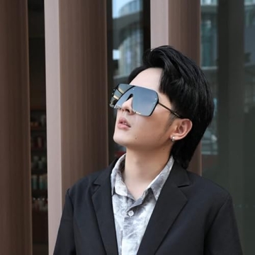 FEISEDY Retro Siamese Sunglasses UV400 Protection Stylish