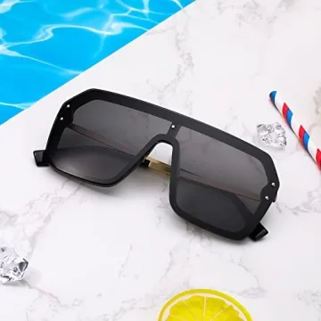 FEISEDY Retro Siamese Sunglasses UV400 Protection Stylish