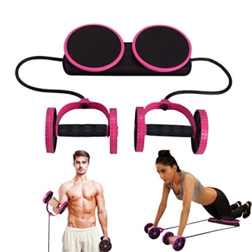 Buy Multi Function Double AB Roller Wheel for Home Gym