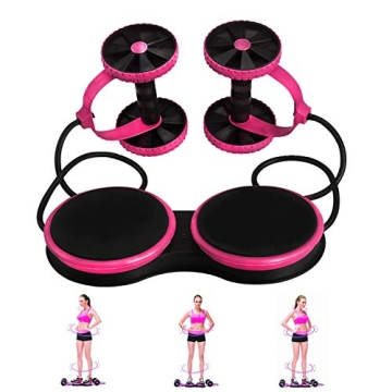 Buy Multi Function Double AB Roller Wheel for Home Gym