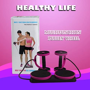 Buy Multi Function Double AB Roller Wheel for Home Gym