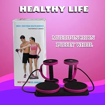 Buy Multi Function Double AB Roller Wheel for Home Gym