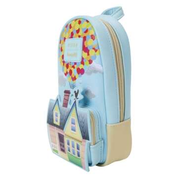 Loungefly Pixar Up 15th Anniversary Balloon House Mini Backpack Pencil Holder