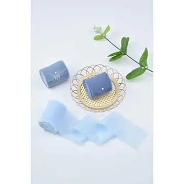 Elegant Handmade Chiffon Ribbon for Weddings and Crafts