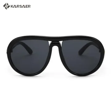 Karsaer Oversized Vintage Aviator Sunglasses for All Ages