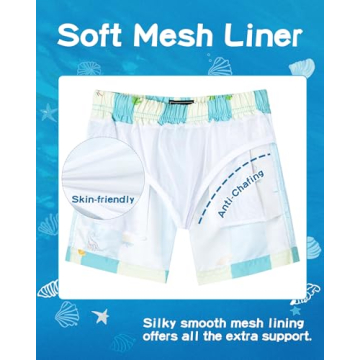 Stylish SURF CUZ Swim Trunks for Boys with UPF 50+ Protection