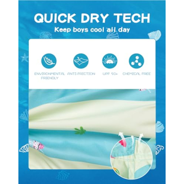 Stylish SURF CUZ Swim Trunks for Boys with UPF 50+ Protection