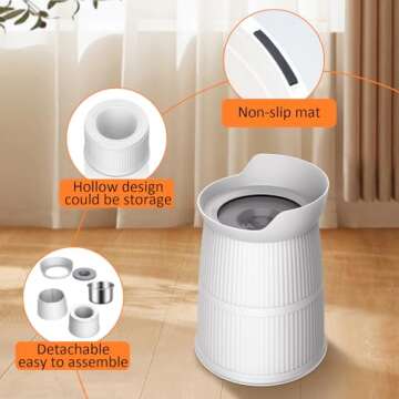 Elevated Dog Bowls for Large Dogs-[15.4-inch high],4.4L No Spill Dog Water Bowl, Adjustable Raised Bowls,Stainless Steel Water Bowl/Non-Slip/Water Dispenser