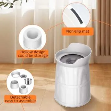 Elevated Dog Bowls for Large Dogs-[15.4-inch high],4.4L No Spill Dog Water Bowl, Adjustable Raised Bowls,Stainless Steel Water Bowl/Non-Slip/Water Dispenser