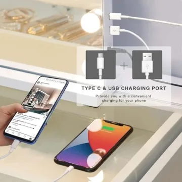 FENCHILIN Vanity Mirror with Lights for Everyday Glam